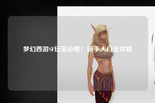 夢幻西游SF玩家必看！新手入門全攻略