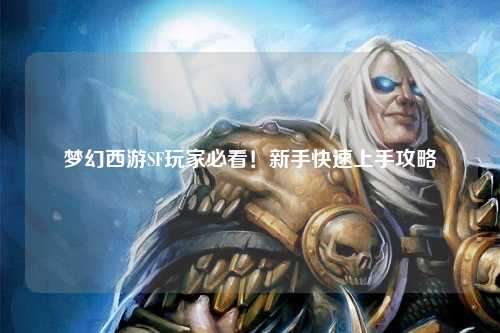 夢幻西游SF玩家必看！新手快速上手攻略